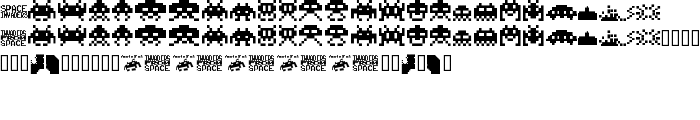 invanders from space font
